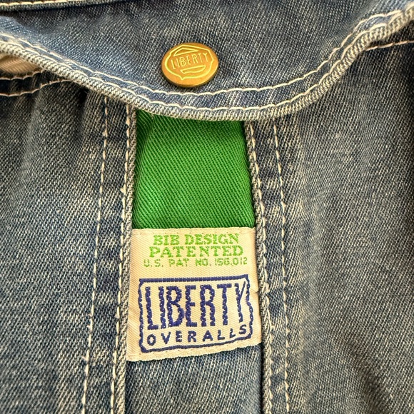 34x30 Vintage Liberty brand Bib overalls - Picture 3 of 5